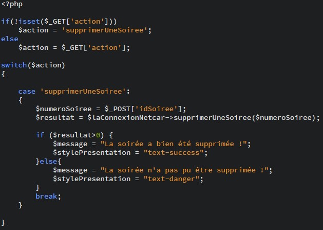 Les soirées étoilées